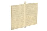 Skan Holz Pavillon Wand Toulouse Farbe: Natur