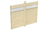 Skan Holz Pavillon Wand Toulouse Farbe: Natur