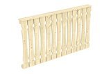 Skan Holz Brüstung Balkonschalung Abmessung: 170x96 cm Farbe: Natur