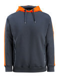 Mascot Kapuzen Sweatshirt Motril EU-Größe: S Farbe: Schwarzblau/hi-vis Orange