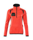 Mascot Damen Fleecepullover EU-Größe: S Farbe: hi-vis Rot-Schwarzblau