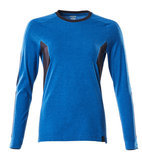 Mascot Damen Langarm T-Shirt EU-Größe: XS ONE Farbe: Azurblau-Schwarzblau