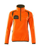 Mascot Damen Fleecepullover EU-Größe: M Farbe: hi-vis Orange-Moosgrün