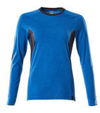 Mascot Damen Langarm T-Shirt EU-Größe: M ONE Farbe: Azurblau-Schwarzblau