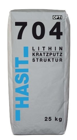 Hasit 704 opti Lithin Kratzstrukturputz