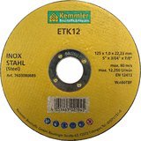 Kemmler ETK12 Korund Trennscheibe