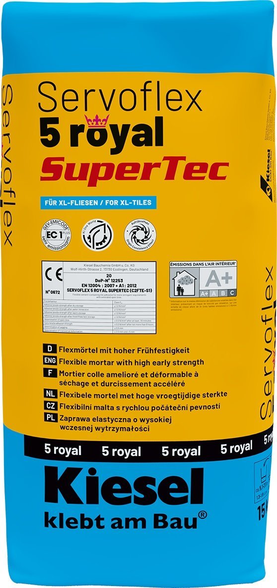 KIESEL Servoflex TRIO flex-schnell super TEC 20kg šedé od 1 239 Kč