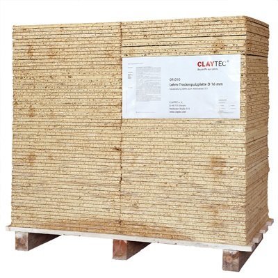 Claytec Lehm-Trockenputzplatte