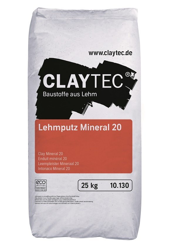 Claytec Lehmputz Mineral 20