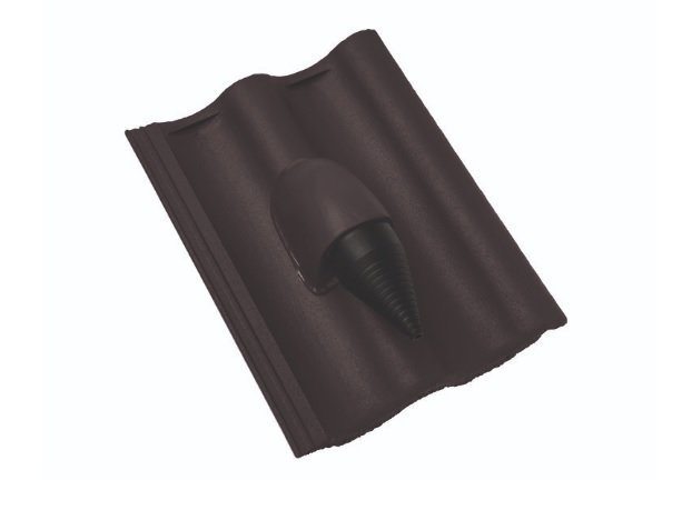 BMI Braas Harzer Pfanne DuroVent Premium Solar/Kabeldurchgang