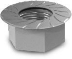 Hexagon flange nut M8