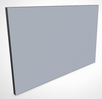 Rockfon Canva Absorber hängend 1200x1800x61 mm, Gestell schwarz ...