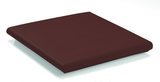 AGROB BUCHTAL Eckstufe 958 re.li. unglasiert ZIEGELROT  UNGLS. 35X35 CM