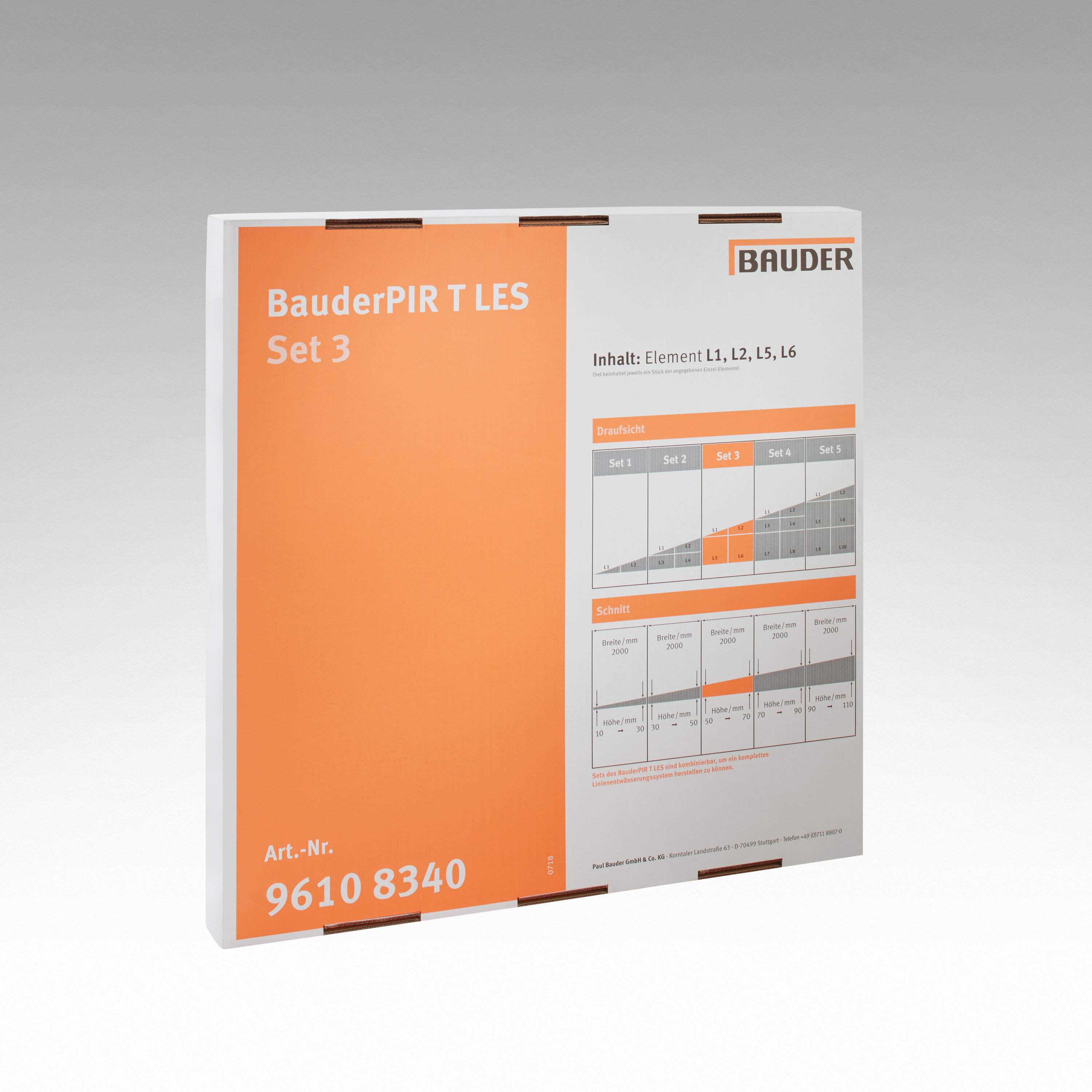 Bauder PIR T LES Set 3