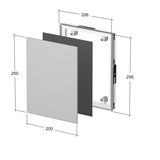 RUG SEMIN Revisionsrahmen 20x25cm weiss 20x25 cm