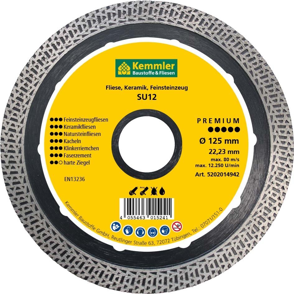 Kemmler SU23 Diamant Trennscheibe DN230