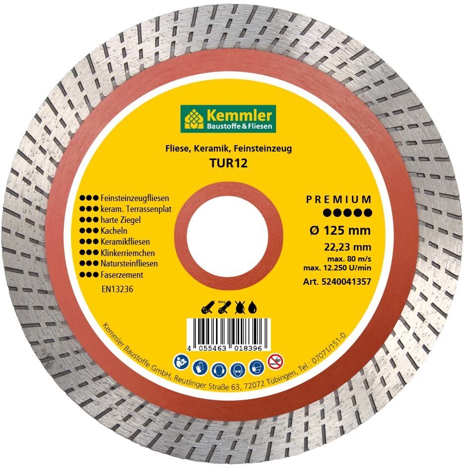 Kemmler TUR30 Diamant Trennscheibe DN300