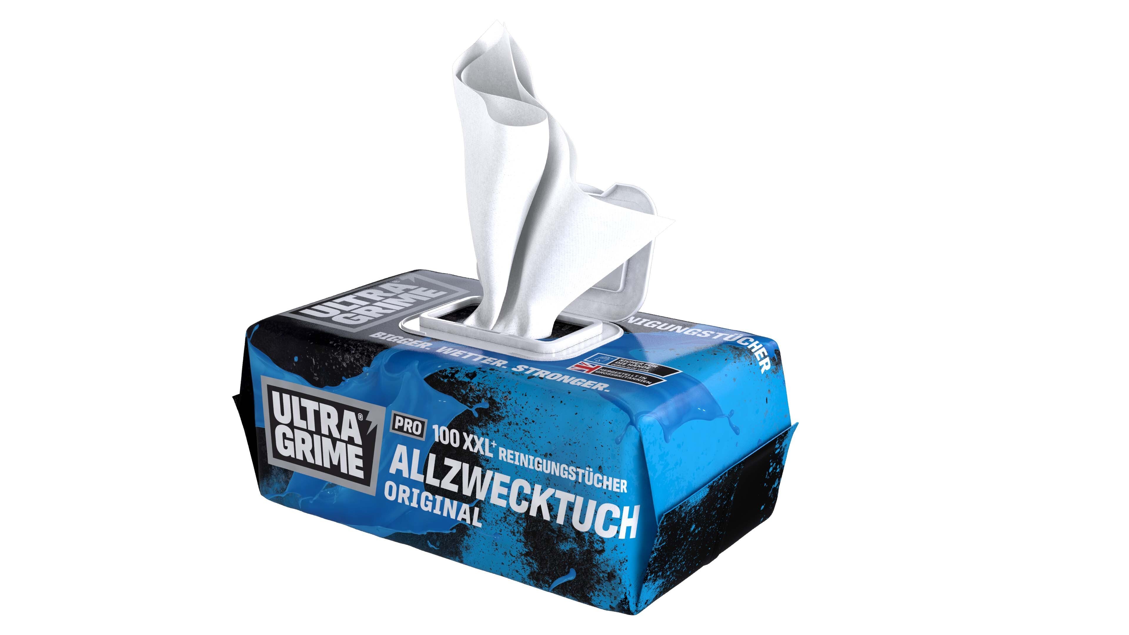 UltraGrime Pro Power Scheuertuch blau